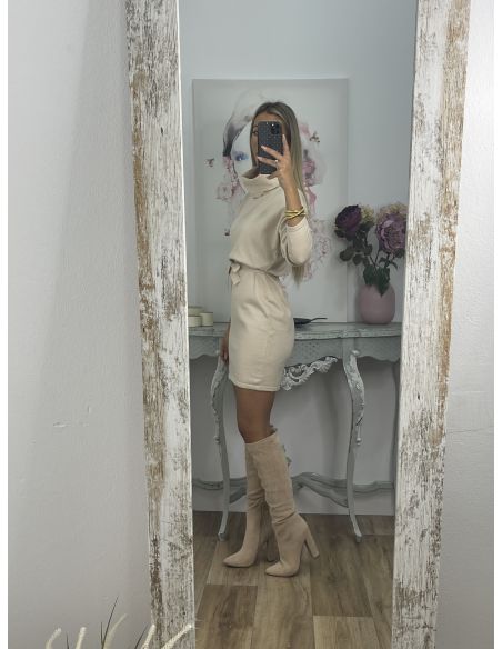 Vestido Fabrizia beige