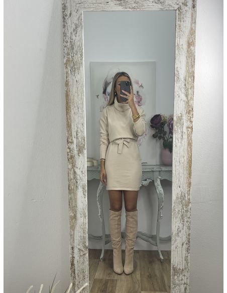 Vestido Fabrizia beige