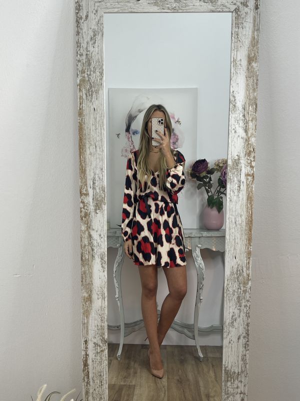 Vestido Thyssen roja