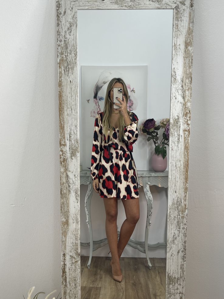 Vestido Thyssen roja