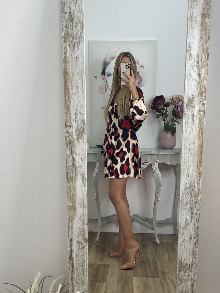 Vestido Thyssen roja