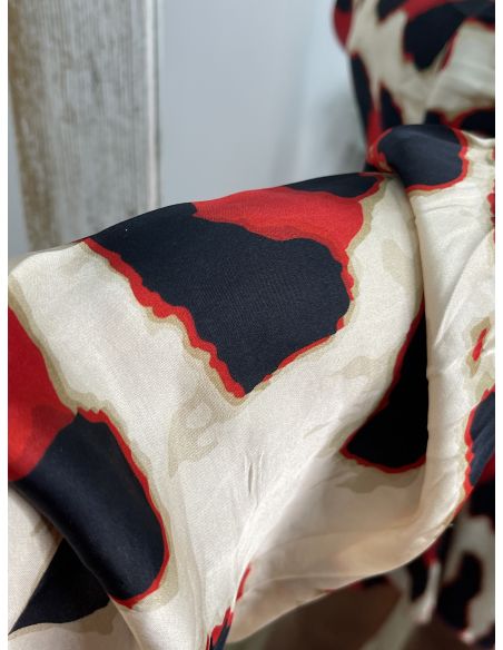 Vestido Thyssen roja