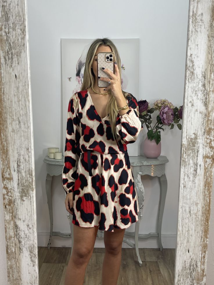 Vestido Thyssen roja