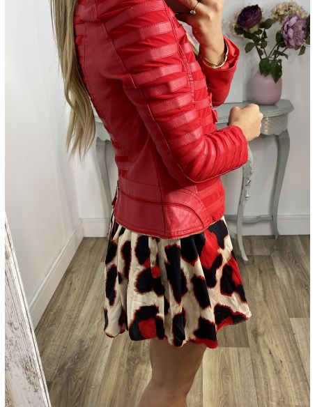 Vestido Thyssen roja