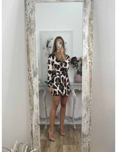 Vestido Thyssen camel