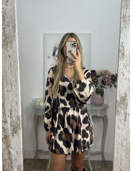 Vestido Thyssen camel