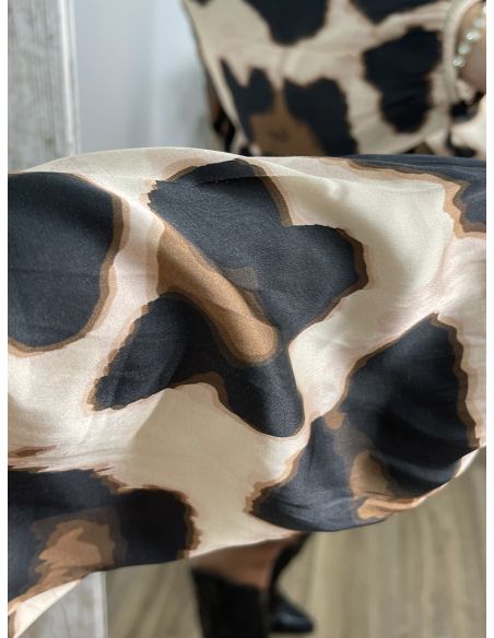 Vestido Thyssen camel