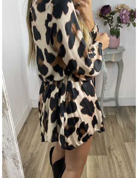 Vestido Thyssen camel