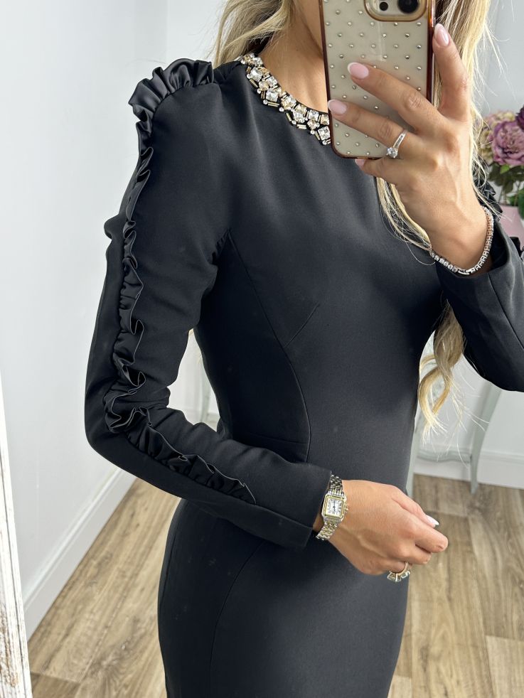 Vestido Évora negro