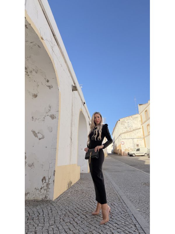 Vestido Évora negro