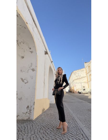 Vestido Évora negro