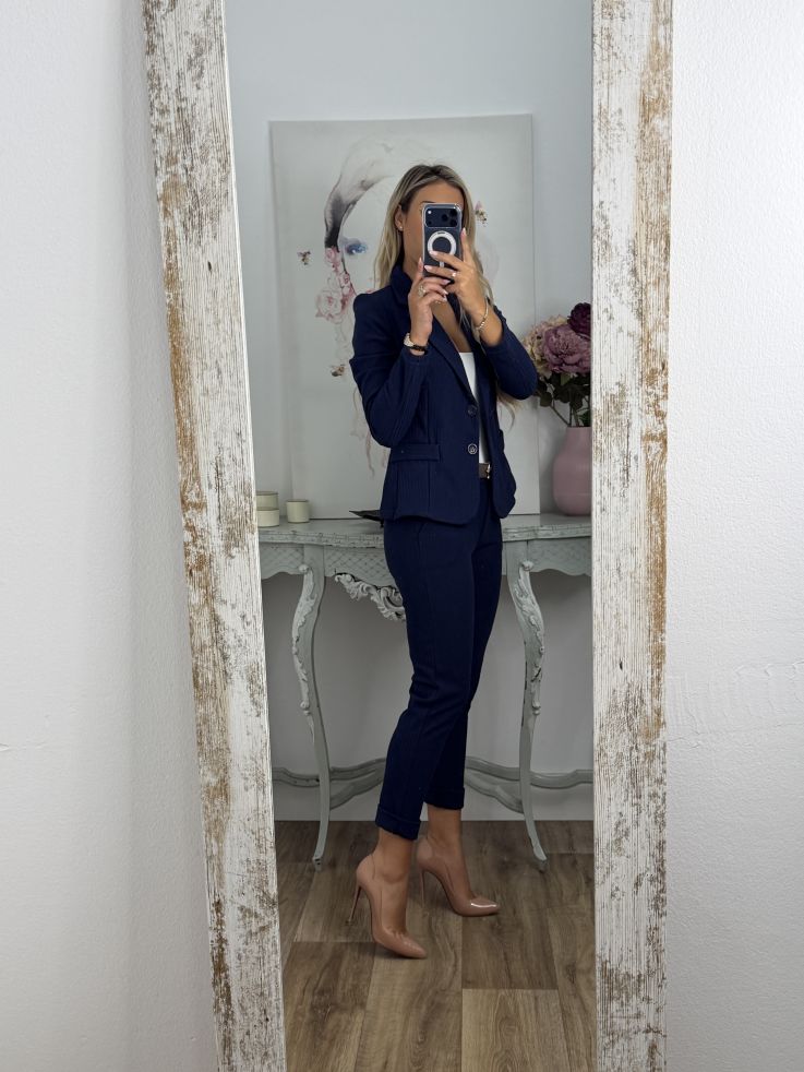 Traje Zass azul marino