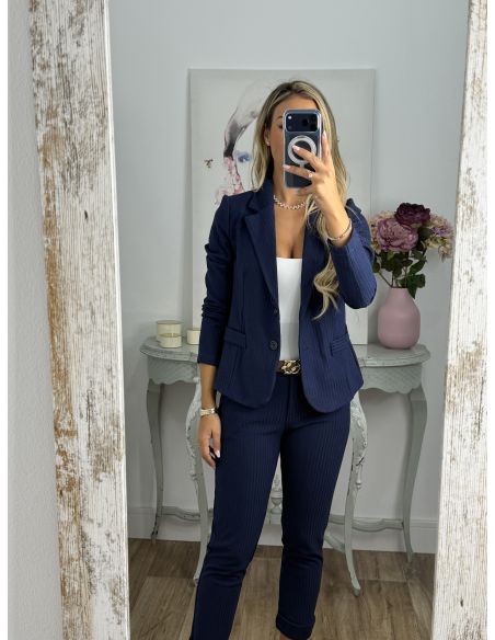 Traje Zass azul marino