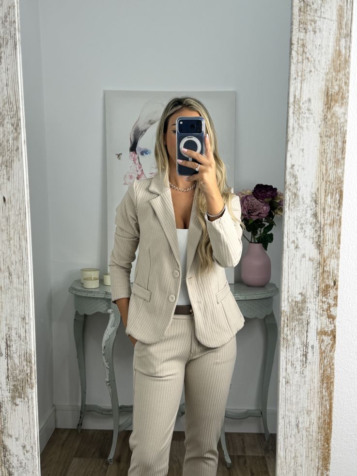 Traje Zass beige