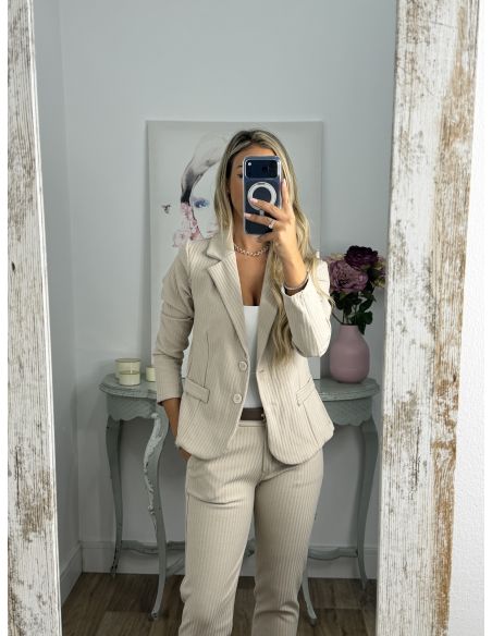 Traje Zass beige