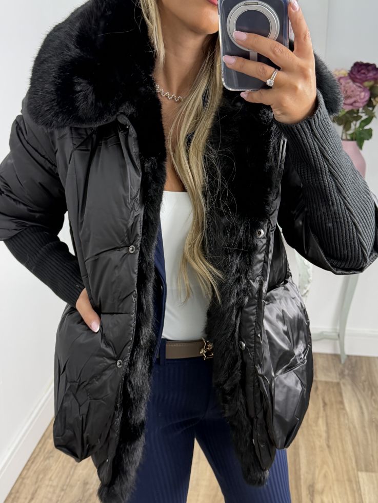 Abrigo P603 negro
