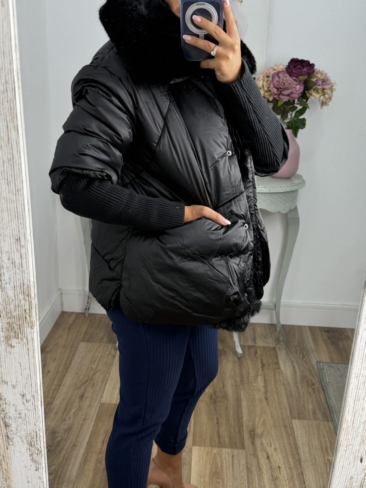 Abrigo P603 negro