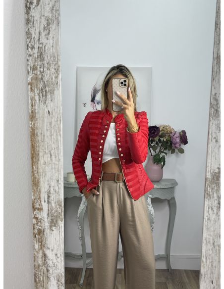 Chaqueta Cintias roja