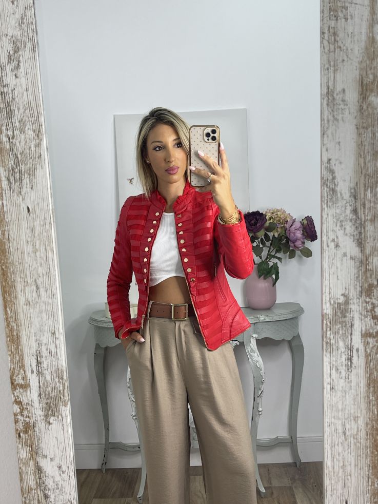 Chaqueta Cintias roja