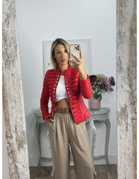 Chaqueta Cintias roja