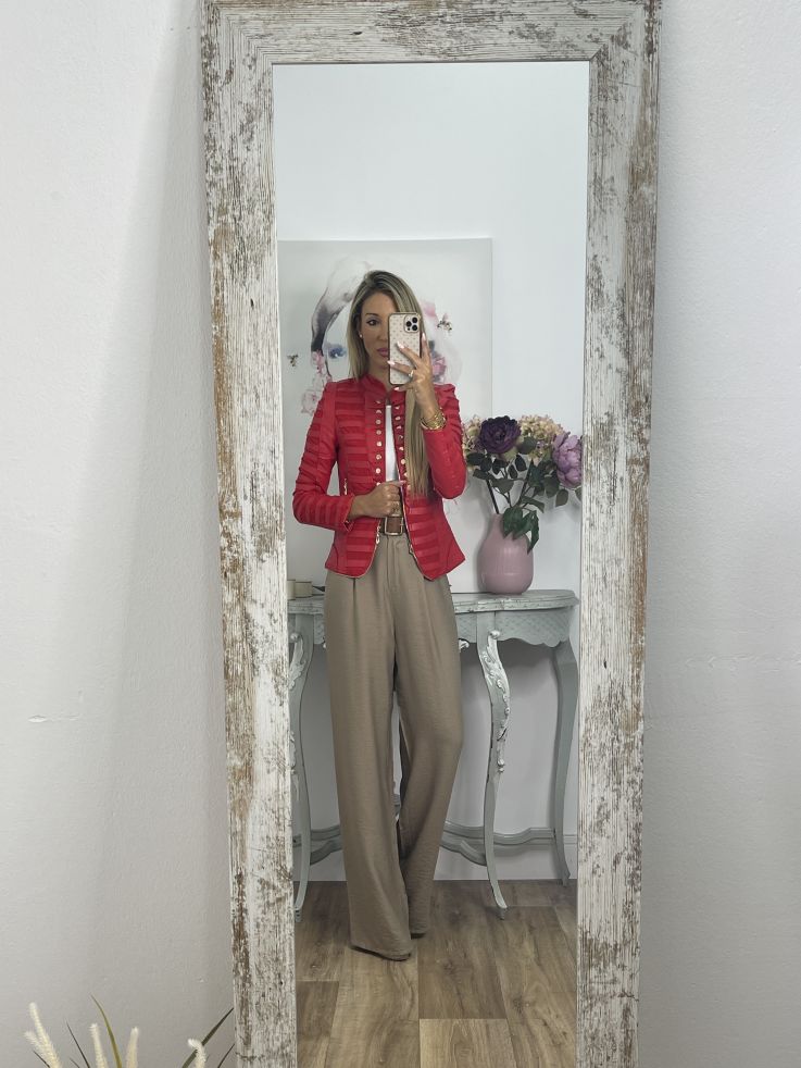 Chaqueta Cintias roja