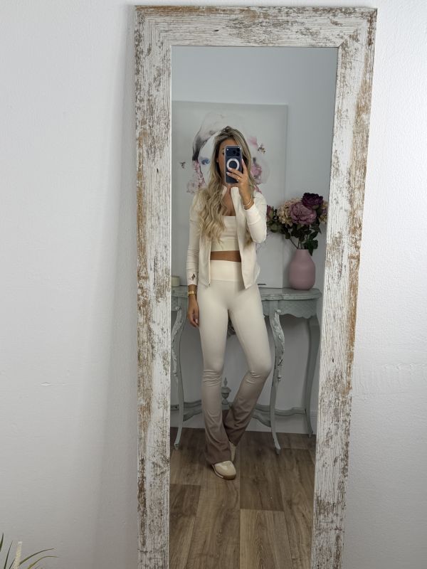 Conjunto sport degradado beige