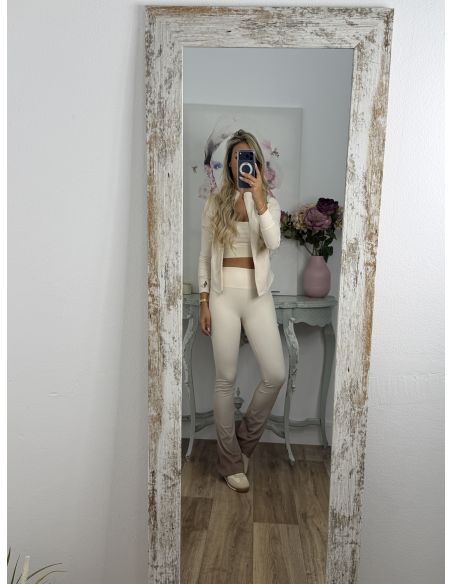 Conjunto sport degradado beige