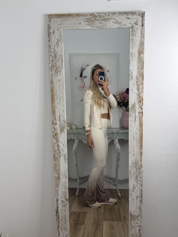 Conjunto sport degradado beige