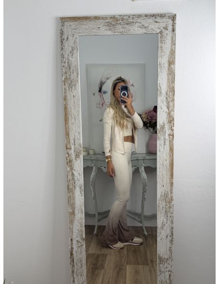 Conjunto sport degradado beige
