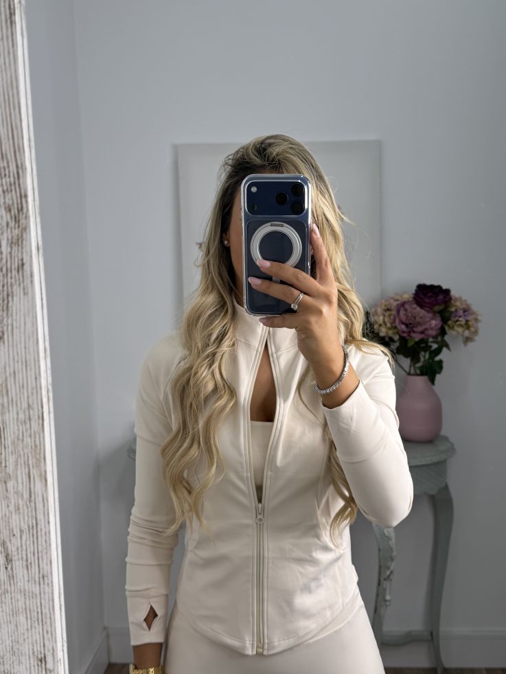 Conjunto sport degradado beige