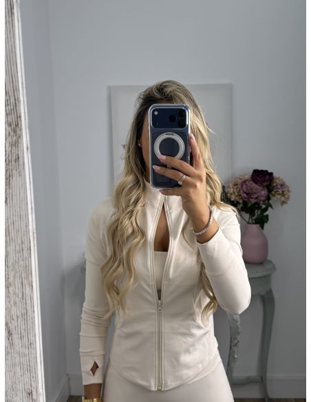 Conjunto sport degradado beige