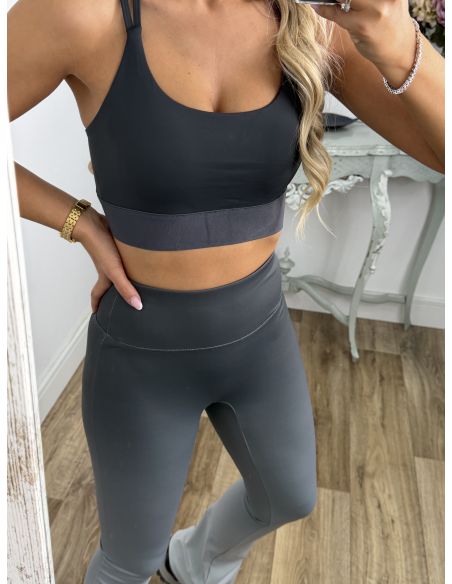 Conjunto sport degradado gris
