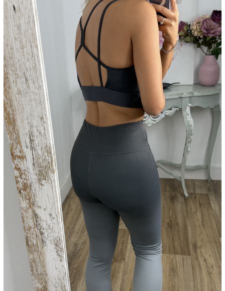 Conjunto sport degradado gris