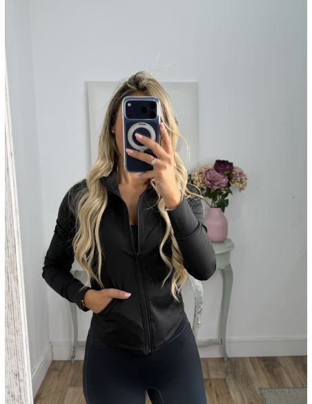 Conjunto sport degradado negro