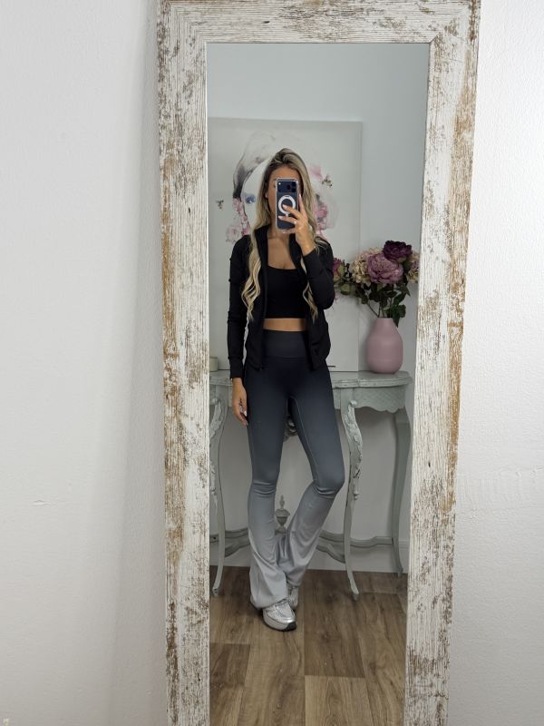 Conjunto sport degradado negro