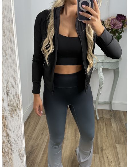 Conjunto sport degradado negro