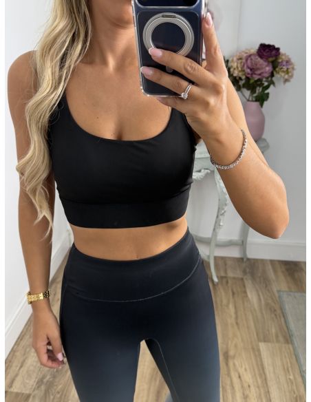 Conjunto sport degradado negro