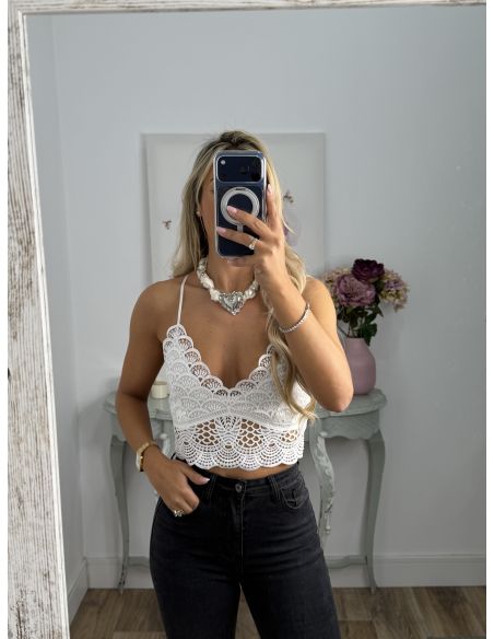 Bralett blanco