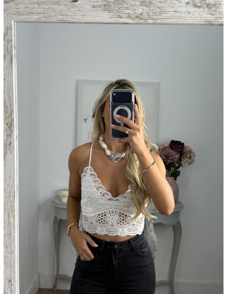 Bralett blanco