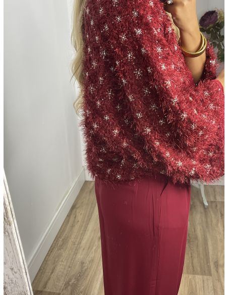 Pantalón Corina Burdeos