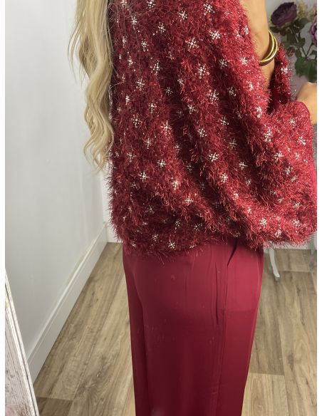 Pantalón Corina Burdeos