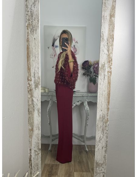 Pantalón Corina Burdeos