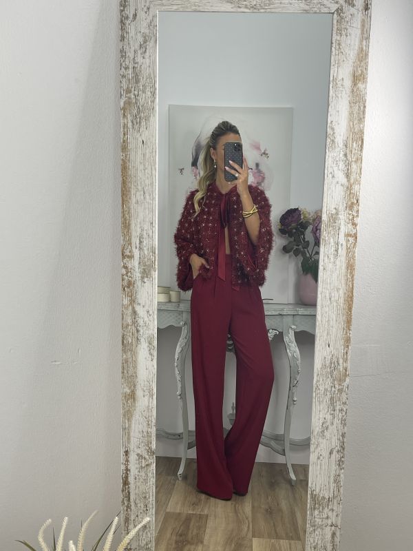 Pantalón Corina Burdeos