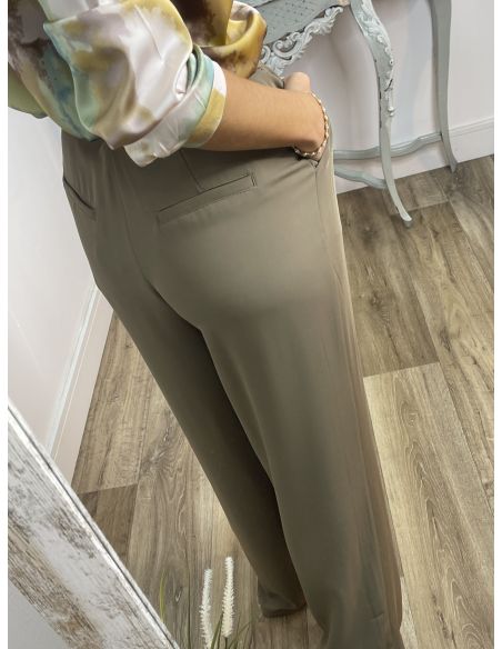Pantalón Corina Topo