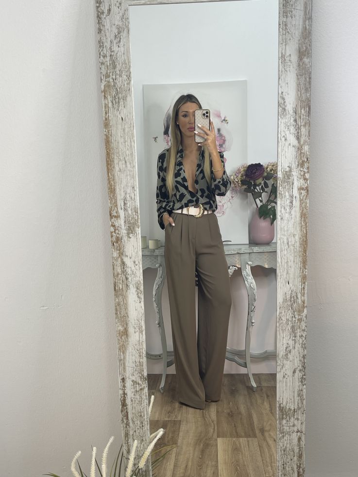 Pantalón Corina Topo