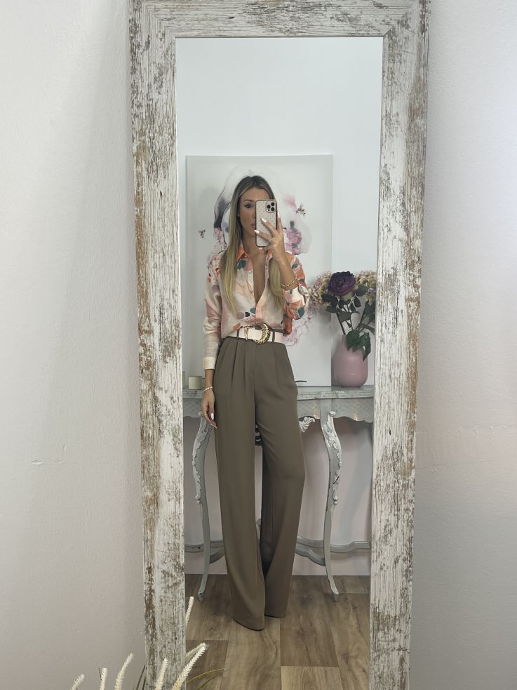 Pantalón Corina Topo