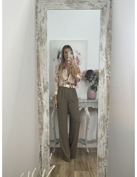 Pantalón Corina Topo