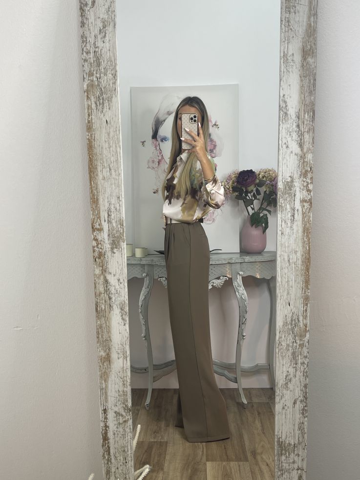 Pantalón Corina Topo