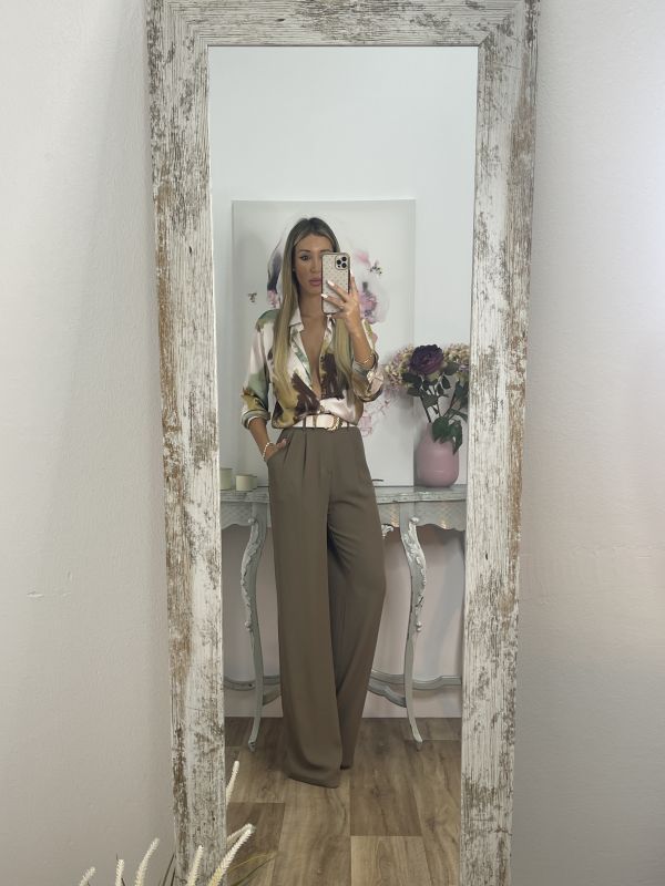 Pantalón Corina Topo