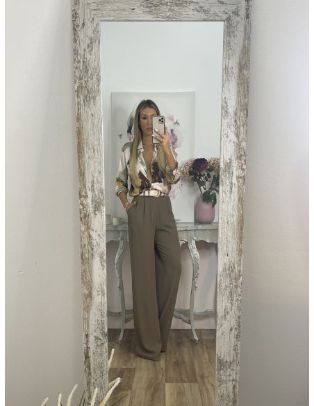 Pantalón Corina Topo